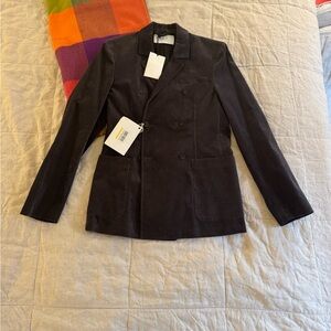 Mr. Porter Brown (dark chocolate) Double-Breasted Corduroy Jacket